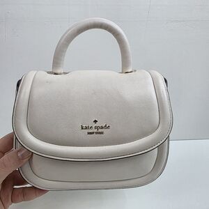Kate Spade White Puffy Mini Top Handle Leather Bag *READ*